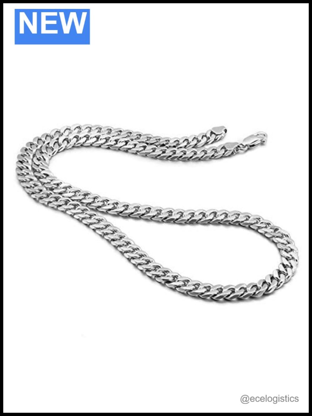 925 Sterling Silver 6mm Miami Cuban Link Chain Necklace Unisex